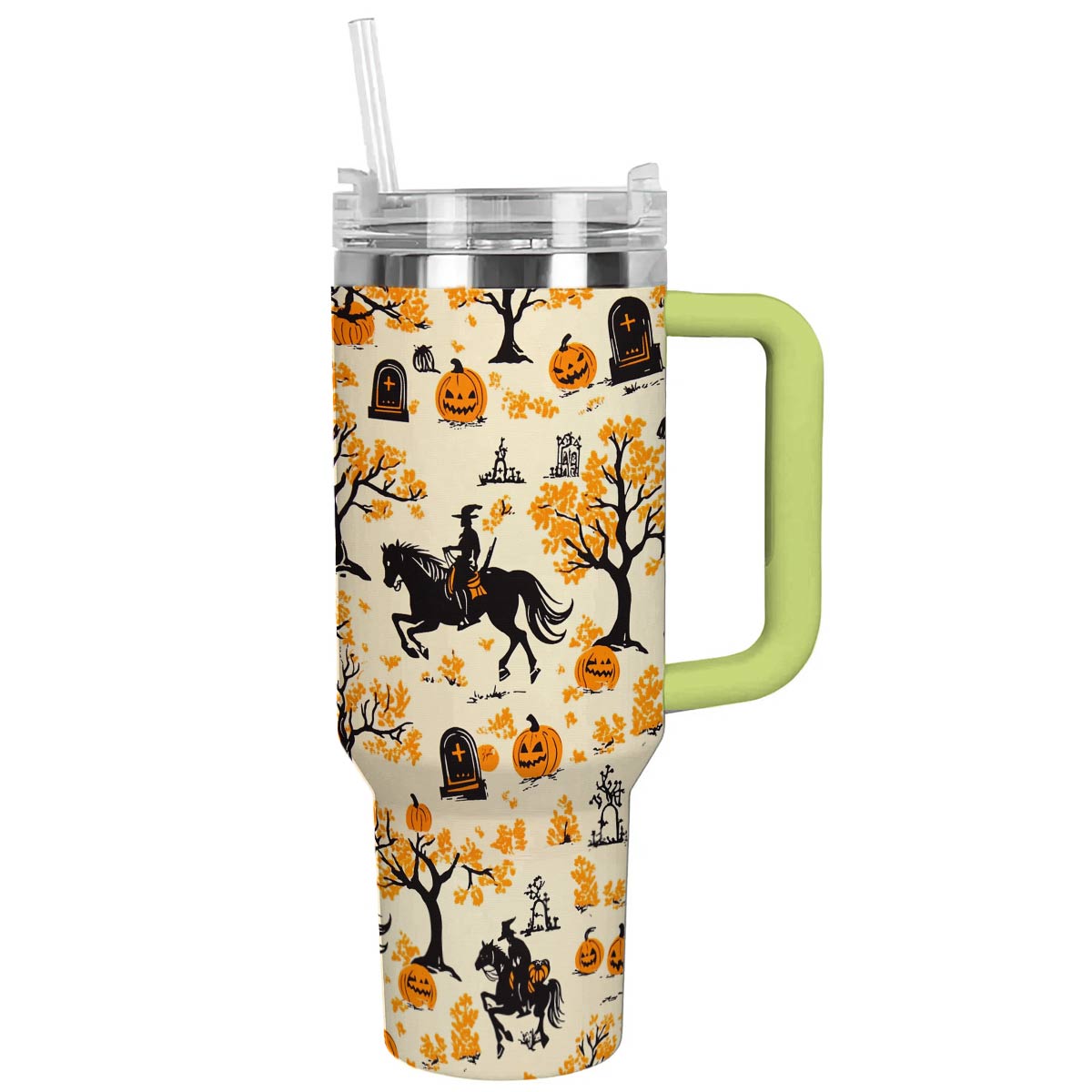 Shineful Tumbler Riding Pumpkins