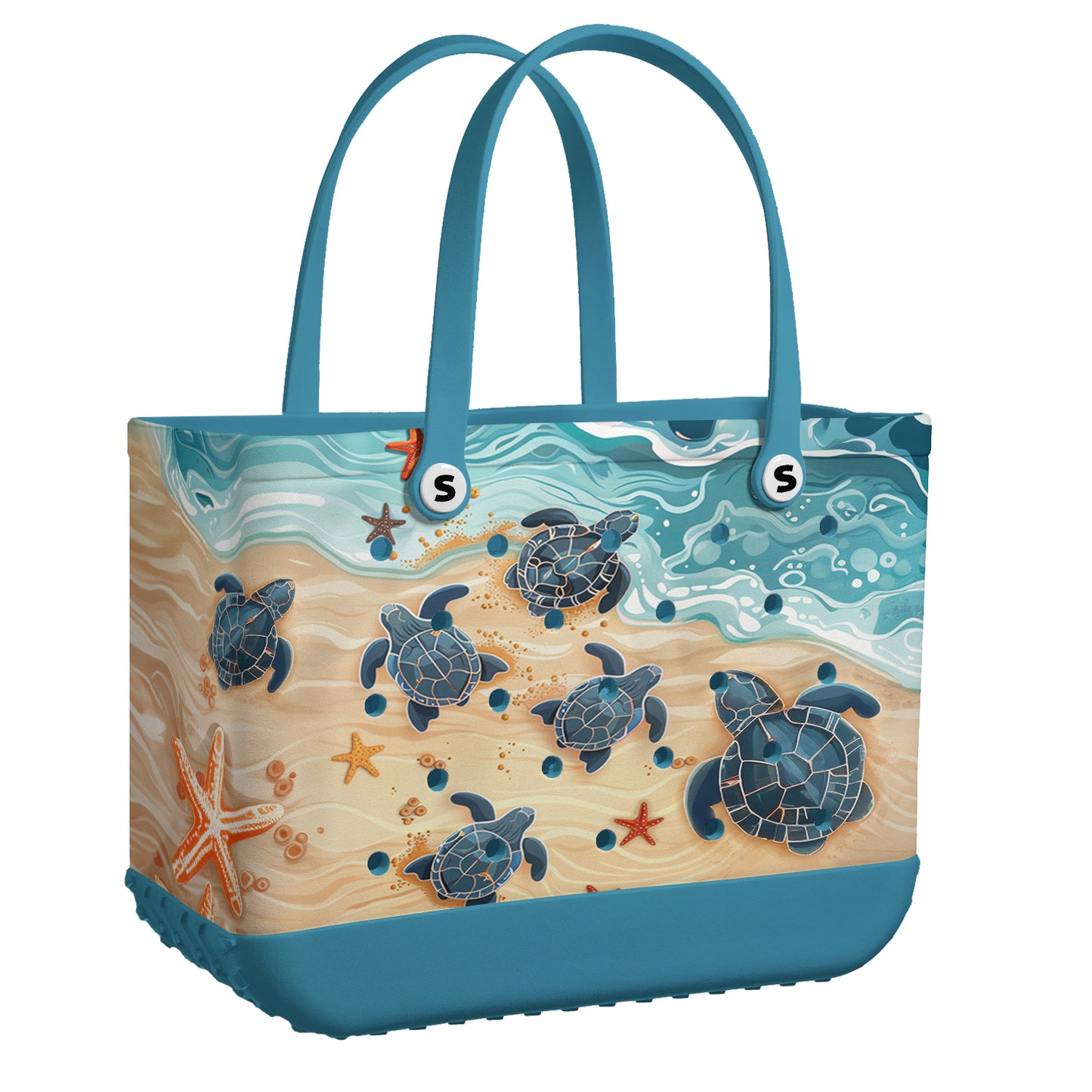 Shineful Beach Bag Ocean Turtle