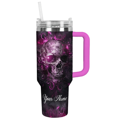 Shineful Tumbler Personalized Skull Vibes