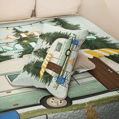 Shineful All Season Quilt 3-Piece Set - Cozy & Happy Campers