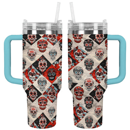 Shineful Tumbler Fiesta Skulls