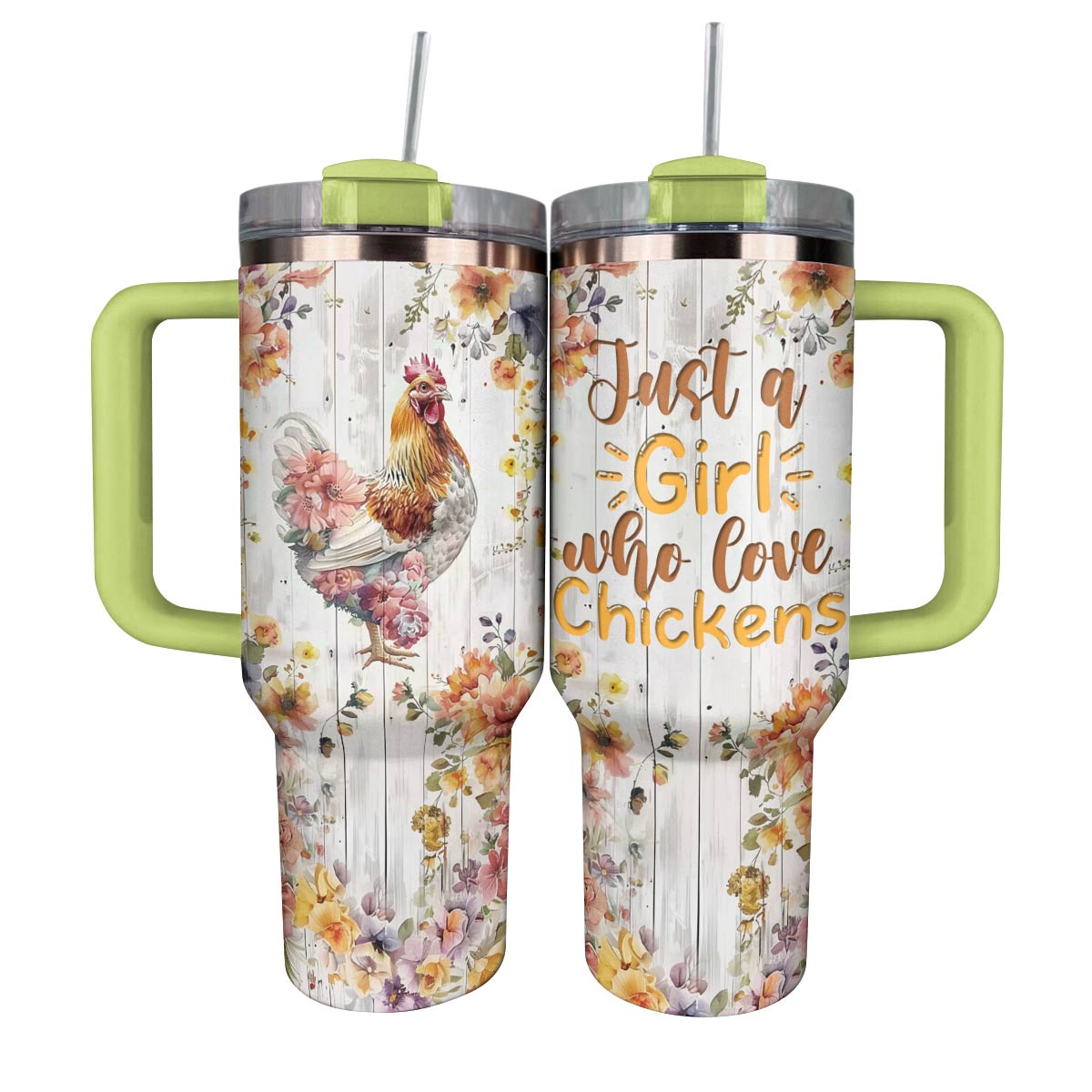 Shineful Tumbler Just A Girl Who Love Chickens