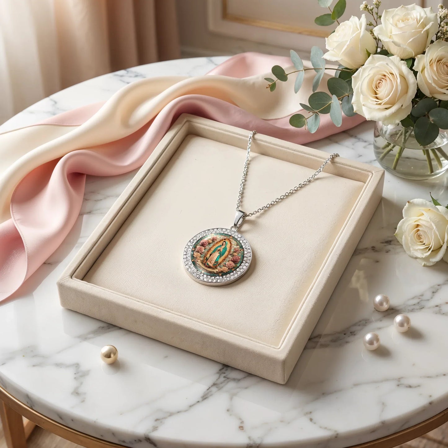 Shineful Necklace Our Lady of Guadalupe