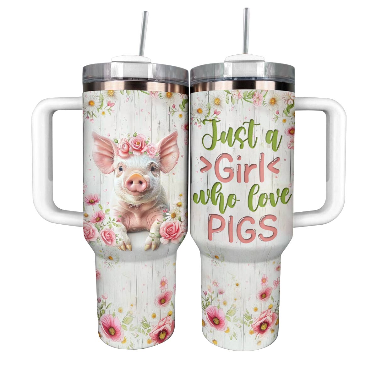 Shineful Tumbler Just A Girl Who Love Pigs