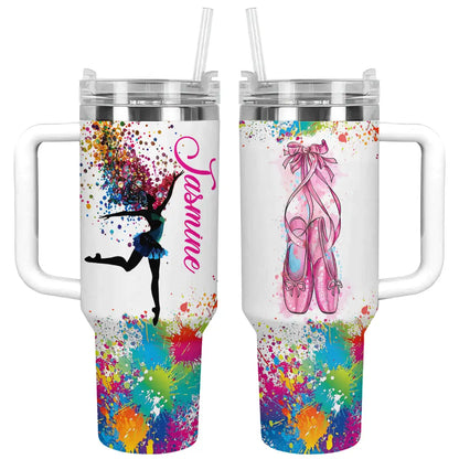 Shineful Tumbler Personalized Splash Ballet