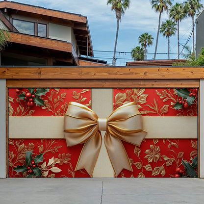 Shineful Garage Door Banner Decoration Festive Christmas Present