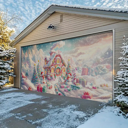 Shineful Garage Door Banner Decoration - Candy Wonderland