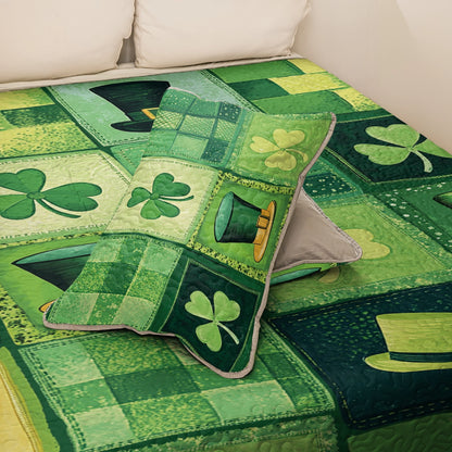 Shineful All Season Quilt 3-Piece Set - St. Paddy's Patchwork