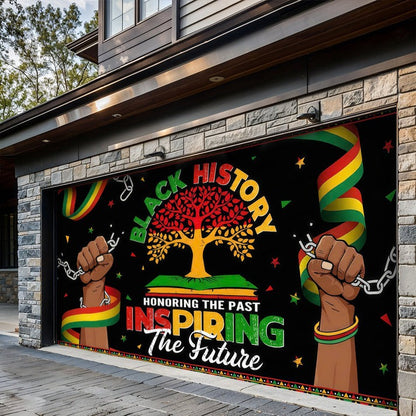 Shineful Garage Door Banner Decoration Rooted & Rising