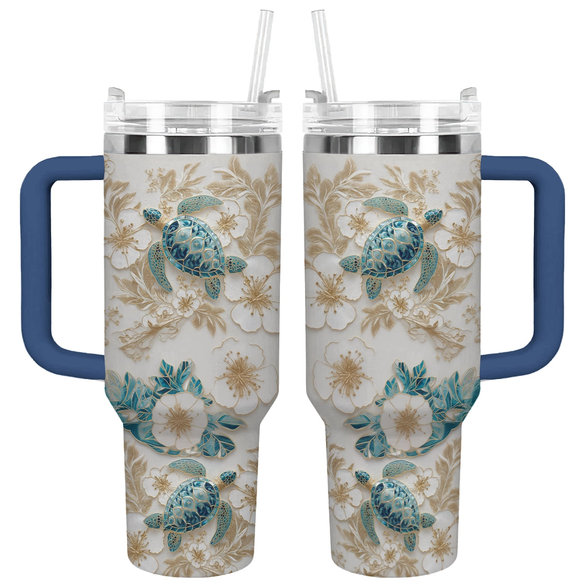 Shineful Tumbler Sea Turtle Bloom