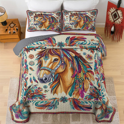 Shineful All Season Quilt 3-Piece Set Native Heritage