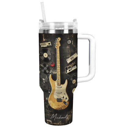 Shineful Tumbler Personalized Retro Rhythm Guitar