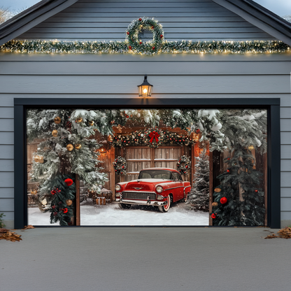 Shineful Garage Door Banner Decoration - Scarlet Drive