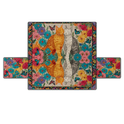 Shineful Sofa Cover Set Reflections of Companionship Cat