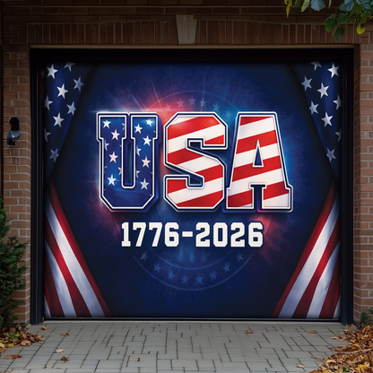Shineful Garage Door Banner Decoration 250th Anniversary Legacy