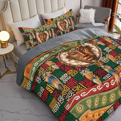 Shineful All Season Quilt 3-Piece Set Spirit of Ancestral Dreams