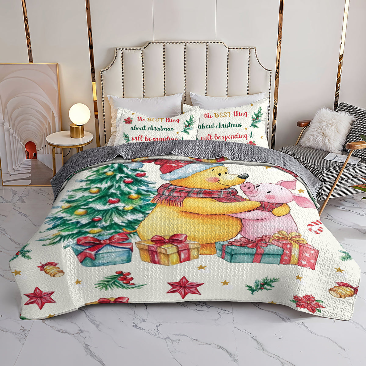 Shineful All Season Quilt 3-Piece Set The Christmas Best Thing