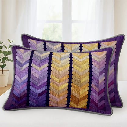 Shineful All Season Quilt 3-Piece Set Golden Arrow Path