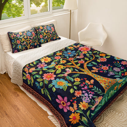 Shineful All Season Quilt 3-Piece Set Blooming Dreams