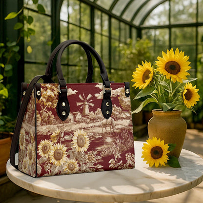Shineful Leather Bag Texas Sunflower - Heart of the Lone Star Fields