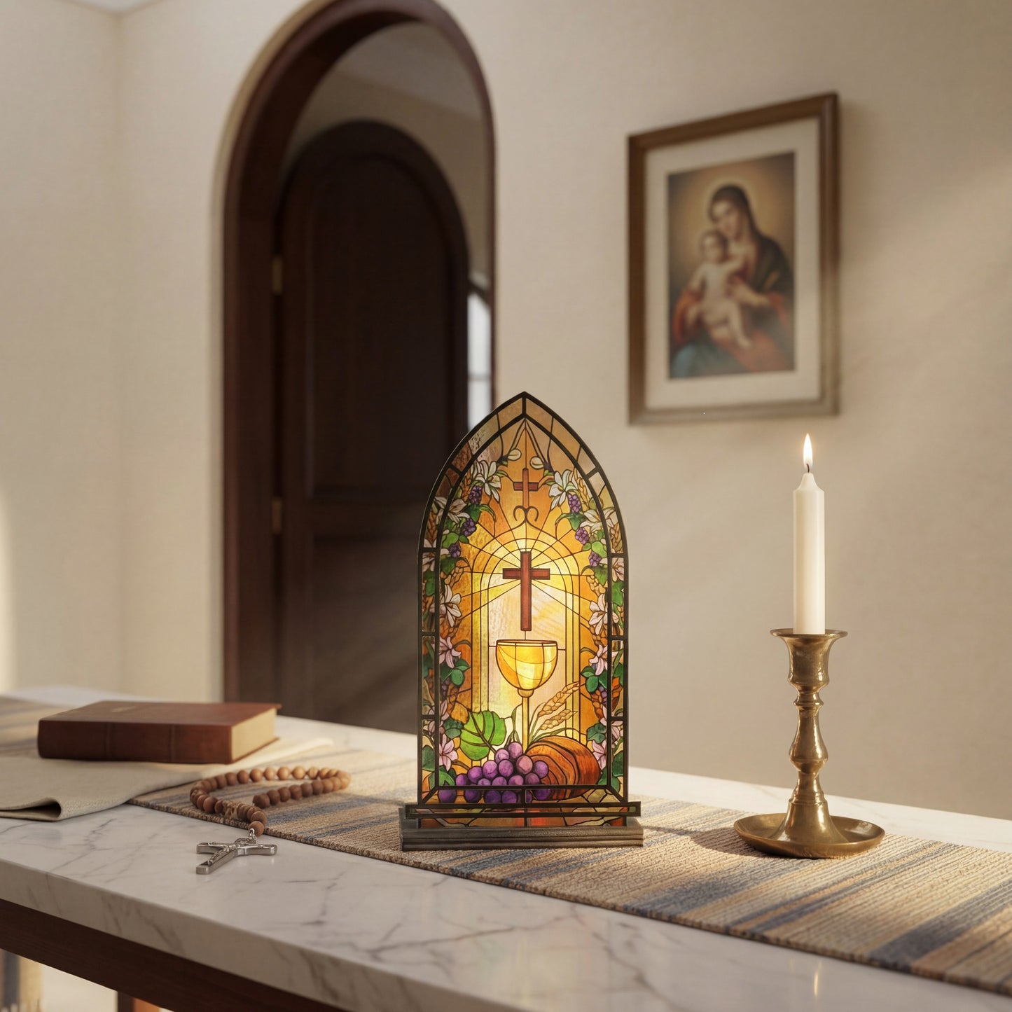 Shineful Suncatcher Candle Holder Eucharistic Light