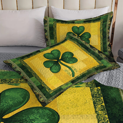 Shineful All Season Quilt 3-Piece Set - Celtic Shamrock Blessings
