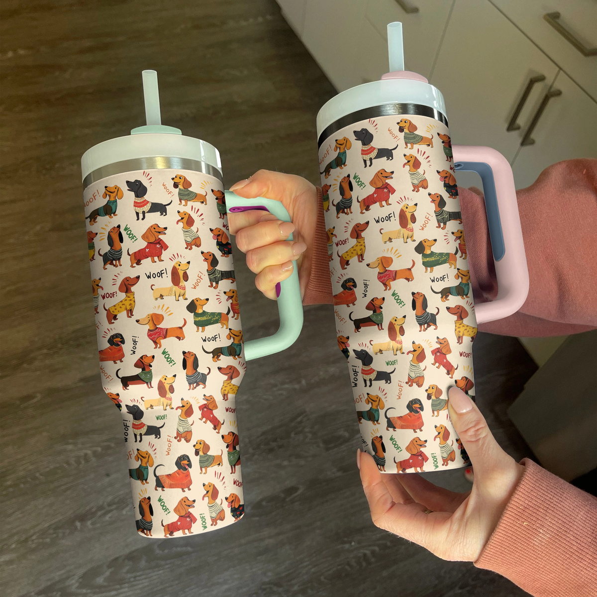 Shineful Tumbler Dachshund Woof Delight