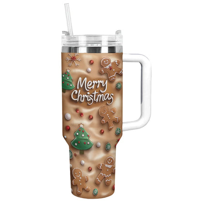 Shineful Glossy Tumbler Merry & Bright Christmas