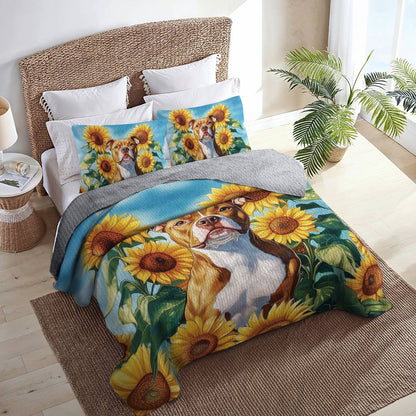Shineful All Season Quilt 3-Piece Set Sunny Pup