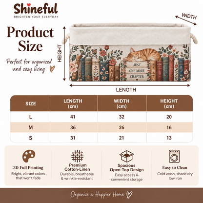 Shineful Dachshund Book Lover Book Basket