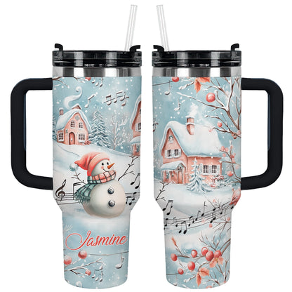 Shineful Tumbler  Personalized Snowy Serenade