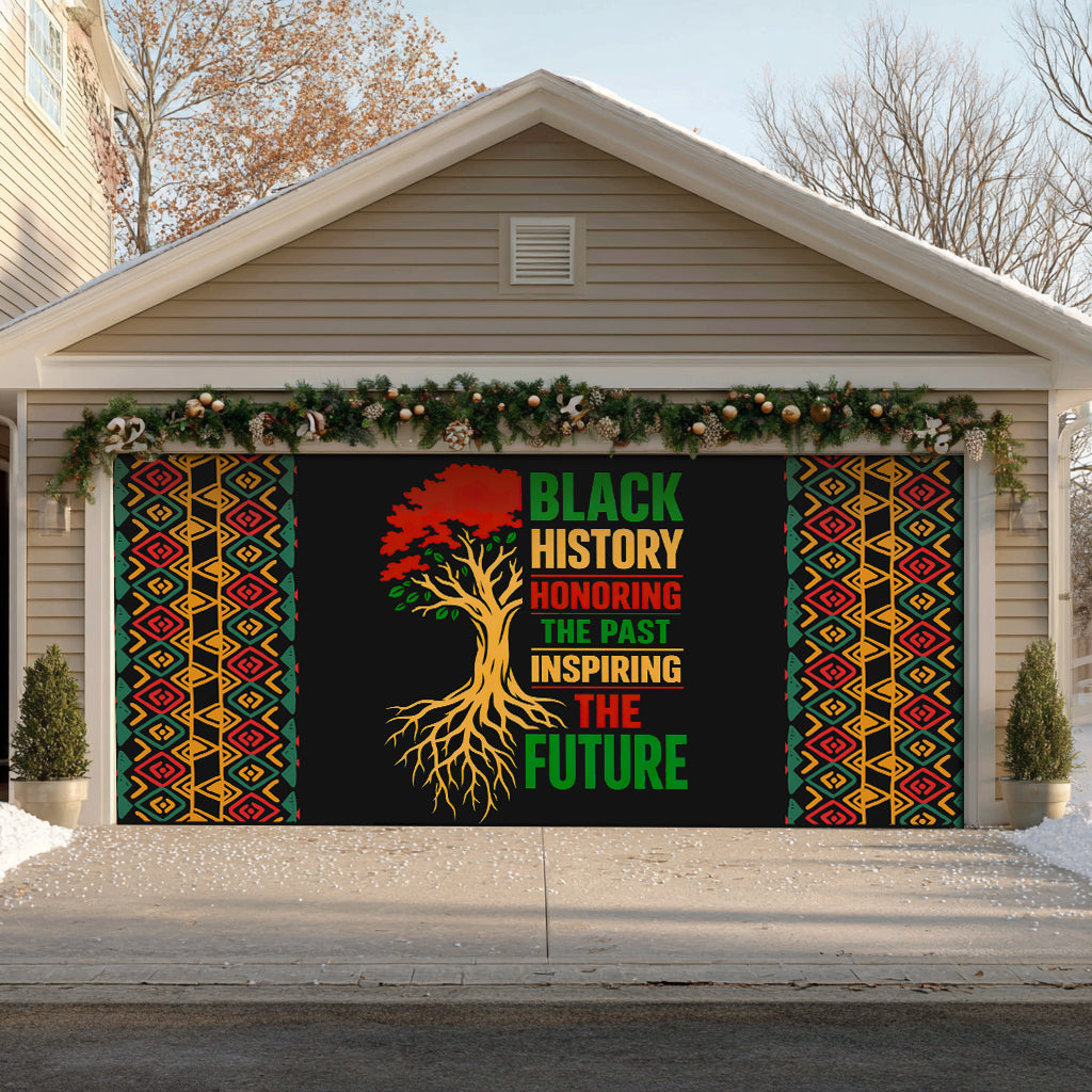 Shineful Garage Door Banner Decoration Legacy Tree