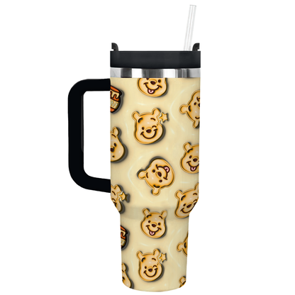 Shineful Glossy Tumbler Pooh Puffy