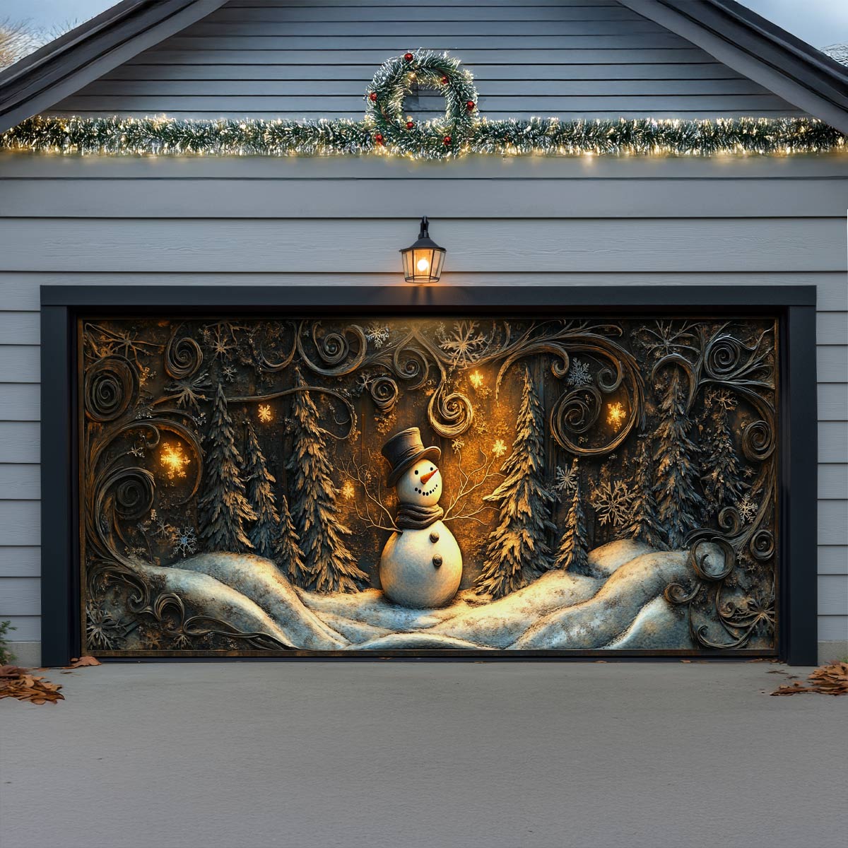 Shineful Garage Door Banner Decoration Holiday Cheer Starts
