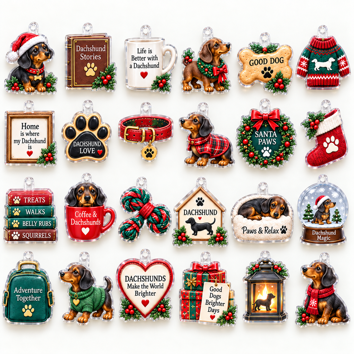 Shineful Dachshund Christmas Advent Calendar