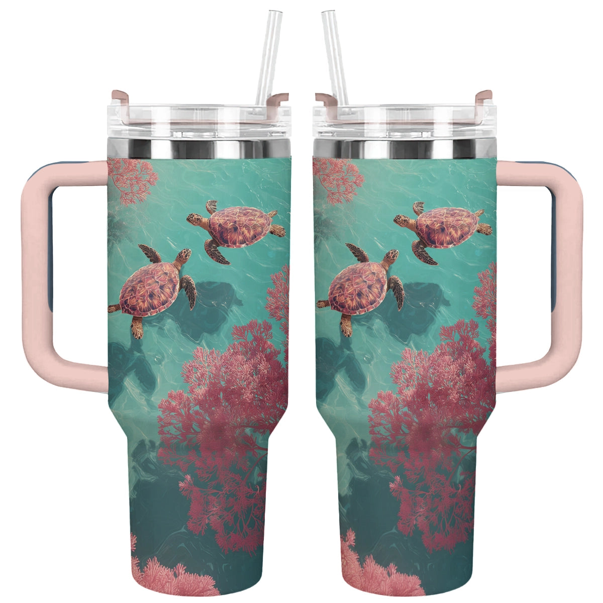 Shineful Tumbler Sea Turtles Ocean Companions