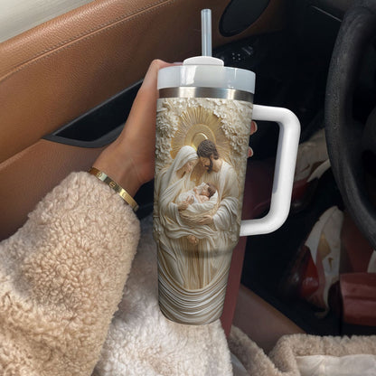 Shineful Glossy Tumbler Holy Family