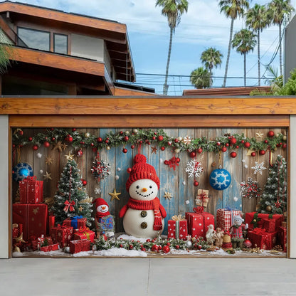 Shineful Garage Door Banner Decoration Jolly Winter Bliss