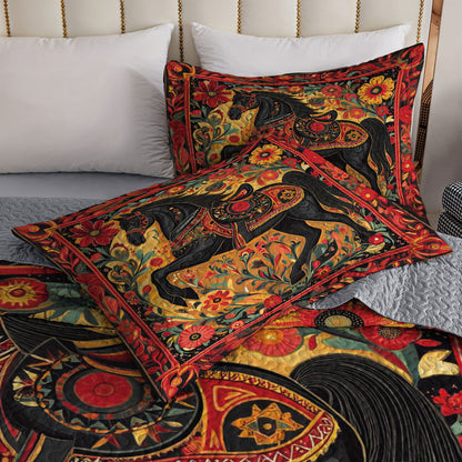 Shineful All Season Quilt 3-Piece Set Wild Spirit