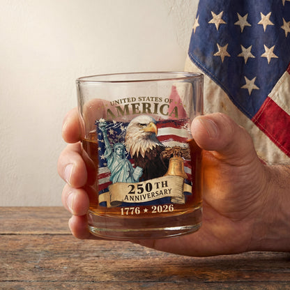 Shineful Whiskey Set American Eagle & Liberty 250th Anniversary