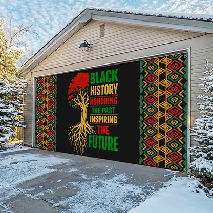 Shineful Garage Door Banner Decoration Legacy Tree