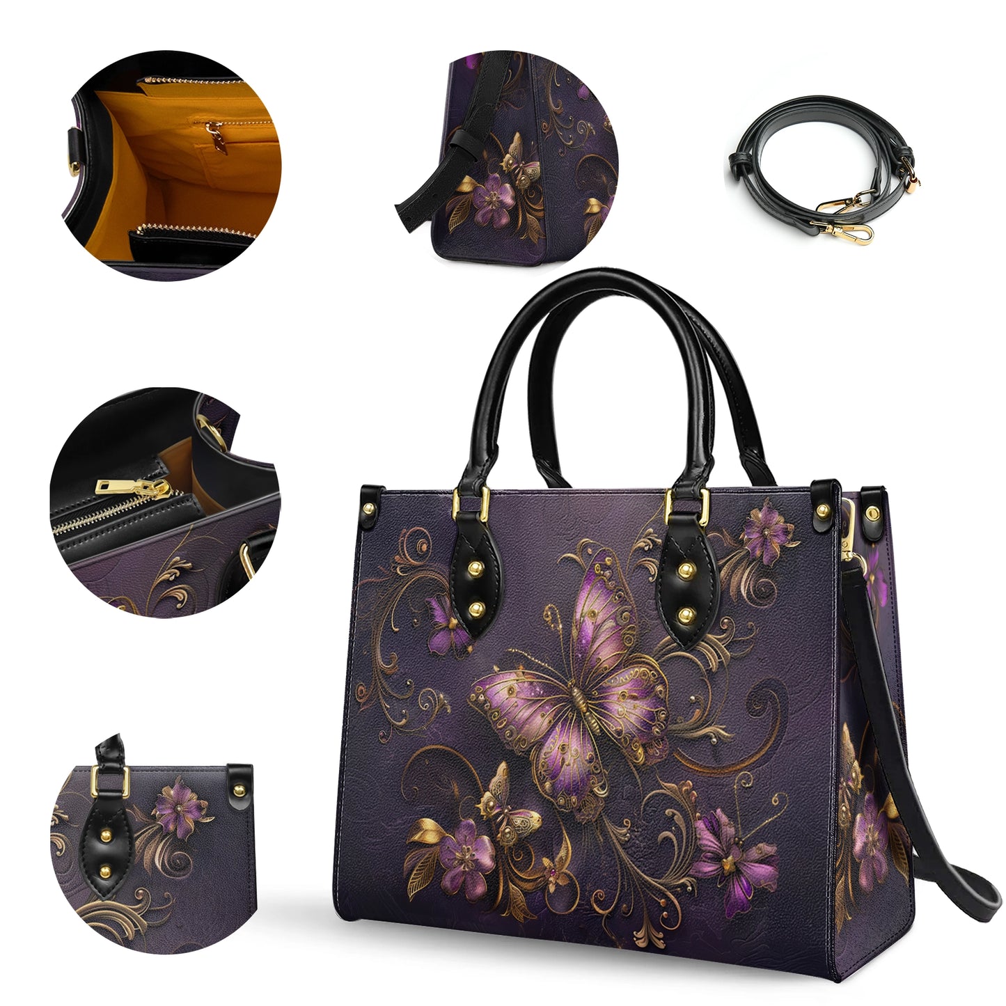 Shineful Enchanted Flutter Leather Bag