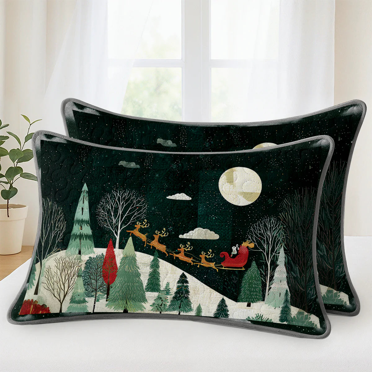 Shineful Quilt 3-Piece Set Christmas Eve Magic