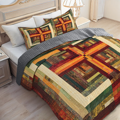 Shineful All Season Quilt 3-Piece Set - Rustic God Patchworks