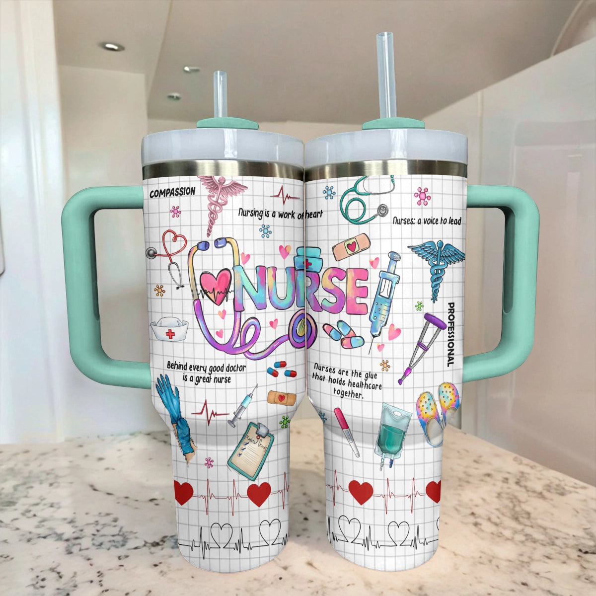 Shineful Tumbler Heroic Nurse Life