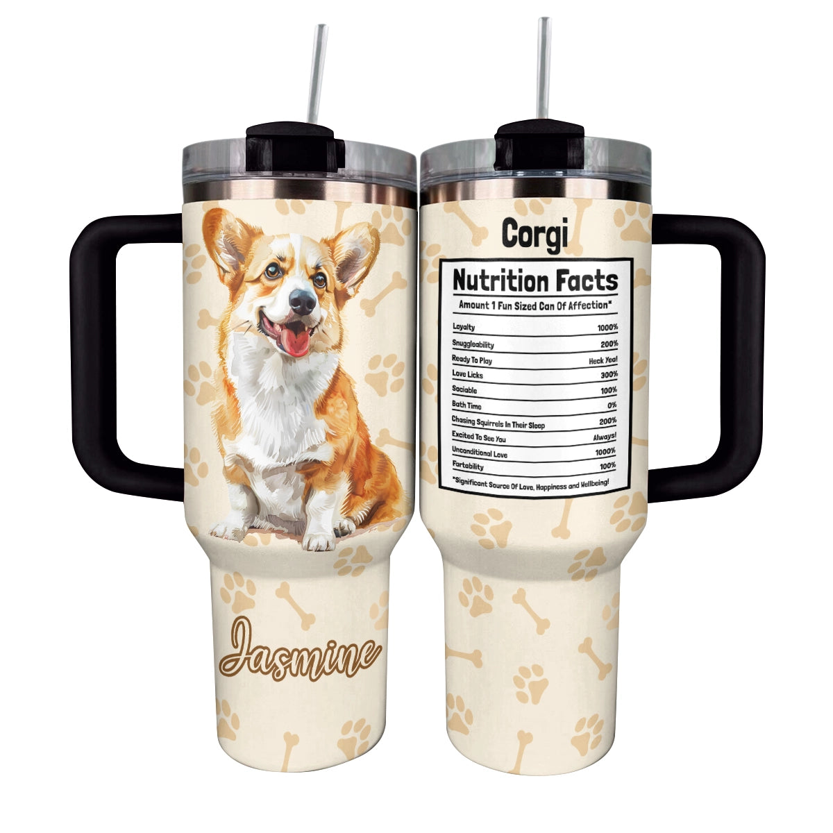 Shineful Tumbler Corgi Nutrition Facts