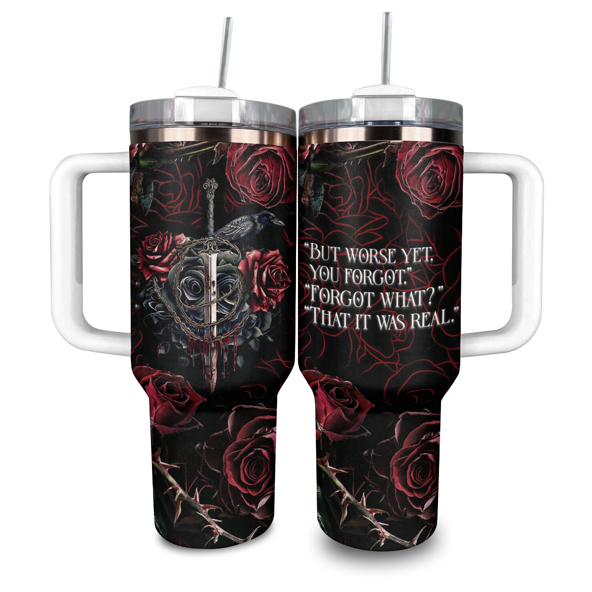 Shineful Tumbler Fallen Rose Enigmatic Love