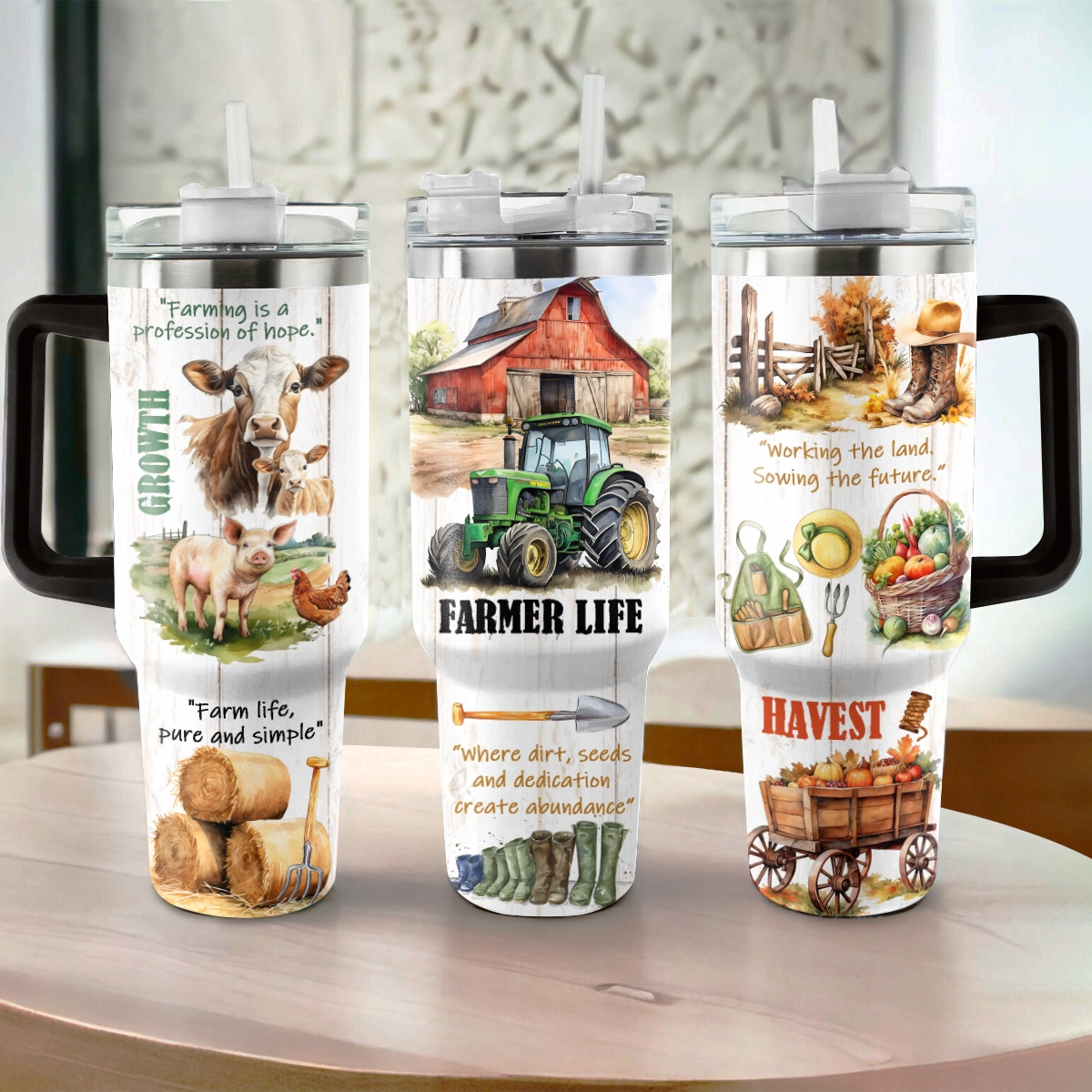 Shineful Tumbler Rustic Farm Inspiration