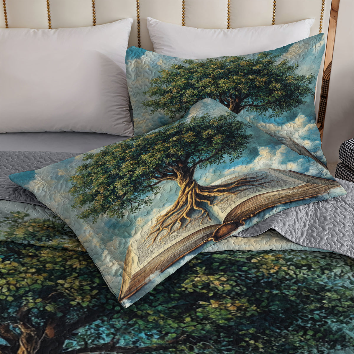 Shineful All Season Quilt 3-Piece Set Tree of Knowledge