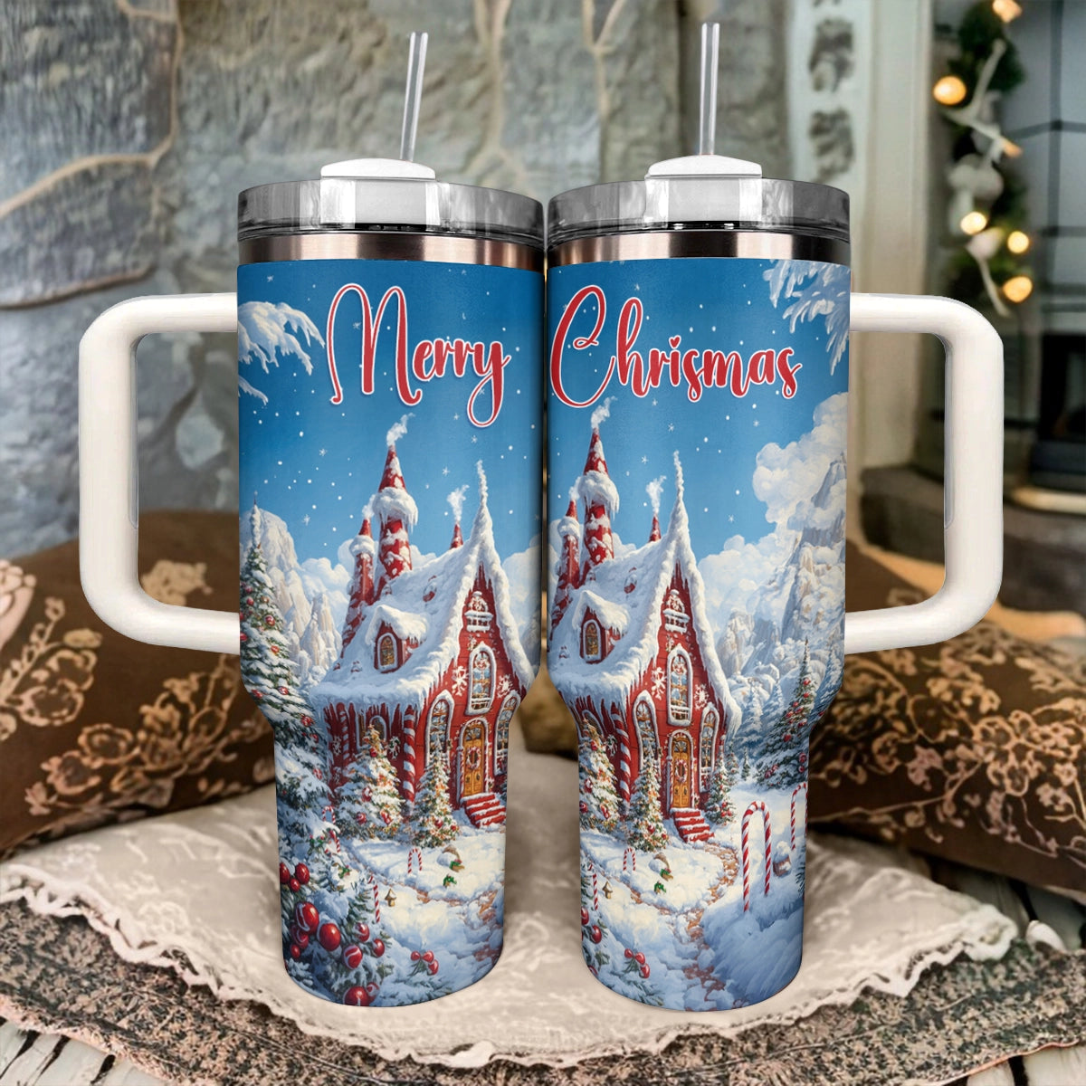 Shineful Tumbler Christmas Gingerbread Wonderland